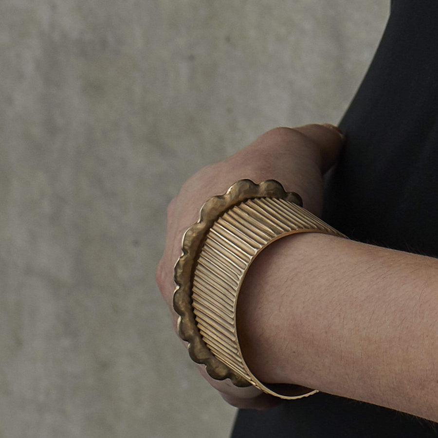 Twisted Bronze Cuff Bracelet for Women & Men